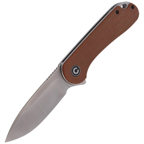 Nóż składany CIVIVI Elementum Flipper Brown Micarta, Satin Finish (C907M) Civivi by WE Knife