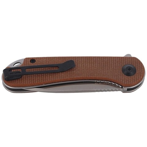 Nóż składany CIVIVI Elementum Flipper Brown Micarta, Satin Finish (C907M) Civivi by WE Knife