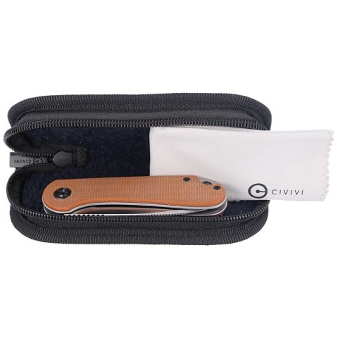 Nóż składany CIVIVI Elementum Flipper Brown Micarta, Satin Finish (C907M) Civivi by WE Knife