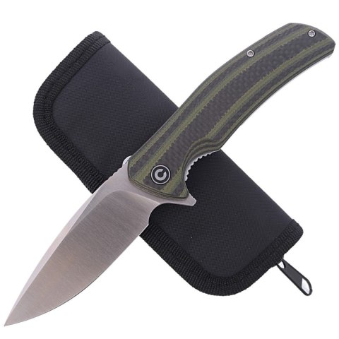 Nóż składany CIVIVI Incite Layered Green G10 / Carbon Fiber, Satin Finish (C908A) Civivi by WE Knife