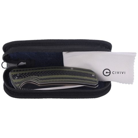 Nóż składany CIVIVI Incite Layered Green G10 / Carbon Fiber, Satin Finish (C908A) Civivi by WE Knife