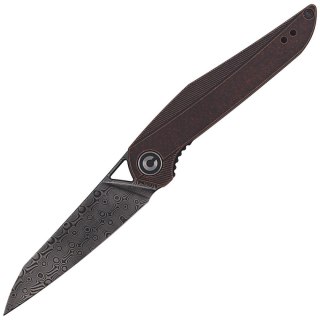 Nóż składany CIVIVI McKenna Black Stonewashed Copper, Black Damascus by Elijah Isham (C905DS-3) Civivi by WE Knife