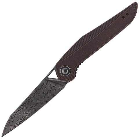 Nóż składany CIVIVI McKenna Black Stonewashed Copper, Black Damascus by Elijah Isham (C905DS-3) Civivi by WE Knife