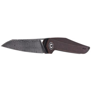 Nóż składany CIVIVI McKenna Black Stonewashed Copper, Black Damascus by Elijah Isham (C905DS-3) Civivi by WE Knife
