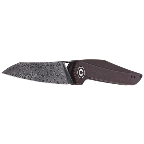 Nóż składany CIVIVI McKenna Black Stonewashed Copper, Black Damascus by Elijah Isham (C905DS-3) Civivi by WE Knife