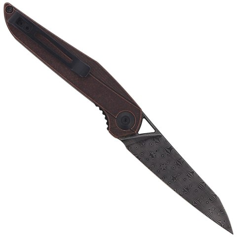 Nóż składany CIVIVI McKenna Black Stonewashed Copper, Black Damascus by Elijah Isham (C905DS-3) Civivi by WE Knife