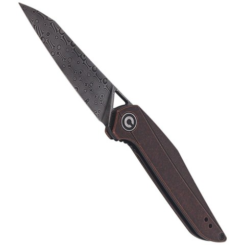 Nóż składany CIVIVI McKenna Black Stonewashed Copper, Black Damascus by Elijah Isham (C905DS-3) Civivi by WE Knife