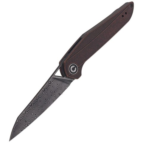 Nóż składany CIVIVI McKenna Black Stonewashed Copper, Black Damascus by Elijah Isham (C905DS-3) Civivi by WE Knife