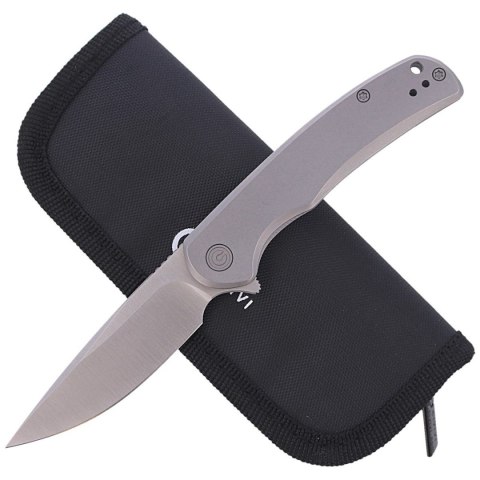 Nóż składany CIVIVI NOx Gray Stainless Steel, Satin Nitro-V (C2110A) Civivi by WE Knife