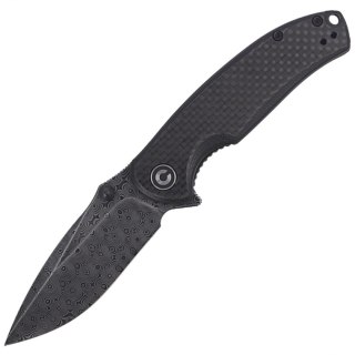 Nóż składany CIVIVI Pintail Twill Carbon Fiber / Black G10, Black Damascus (C2020DS-1) Civivi by WE Knife