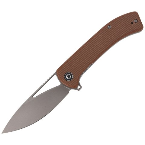 Nóż składany CIVIVI Riffle Brown Micarta, Stonewashed (C2024A) Civivi by WE Knife