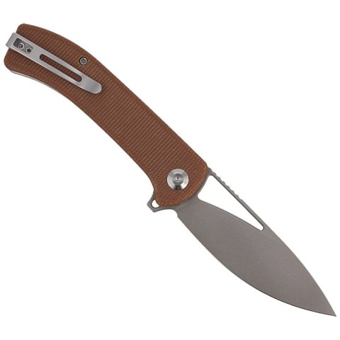 Nóż składany CIVIVI Riffle Brown Micarta, Stonewashed (C2024A) Civivi by WE Knife