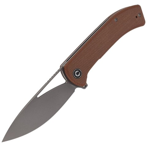 Nóż składany CIVIVI Riffle Brown Micarta, Stonewashed (C2024A) Civivi by WE Knife