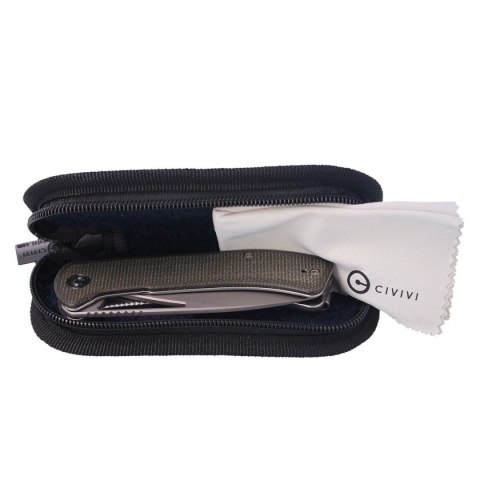 Nóż składany CIVIVI Riffle Dark Green Micarta, Gray Stonewashed (C2024C) Civivi by WE Knife