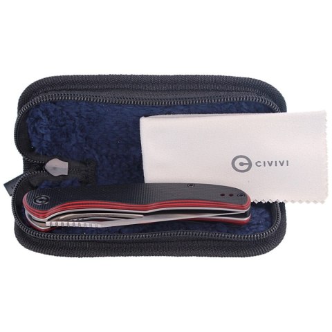 Nóż składany CIVIVI Shredder Red / Black G10, Satin Finish (C912B) Civivi by WE Knife