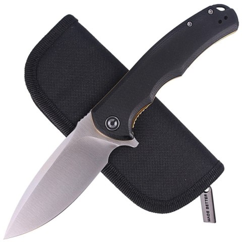 Nóż składany Civivi Praxis Black G10, Satin 9Cr18MoV (C803C) Civivi by WE Knife
