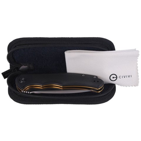 Nóż składany Civivi Praxis Black G10, Satin 9Cr18MoV (C803C) Civivi by WE Knife
