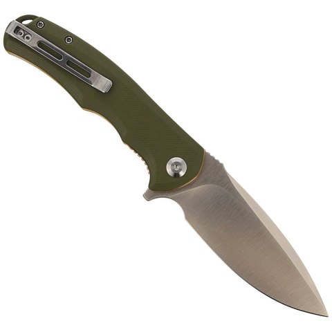 Nóż składany Civivi Praxis Green G10, Satin 9Cr18MoV (C803A) Civivi by WE Knife