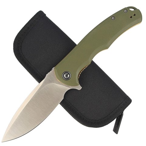 Nóż składany Civivi Praxis Green G10, Satin 9Cr18MoV (C803A) Civivi by WE Knife
