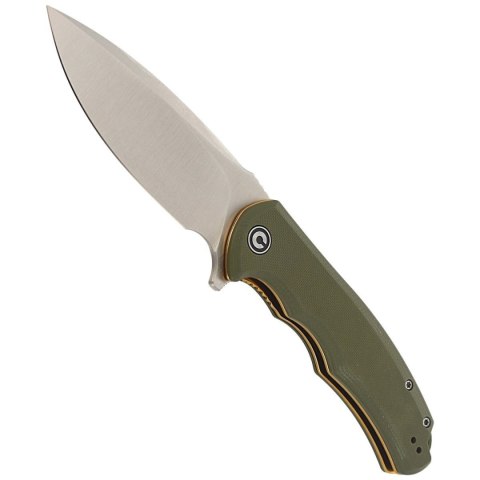 Nóż składany Civivi Praxis Green G10, Satin 9Cr18MoV (C803A) Civivi by WE Knife