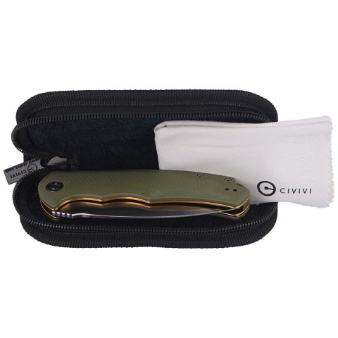 Nóż składany Civivi Praxis Green G10, Satin 9Cr18MoV (C803A) Civivi by WE Knife