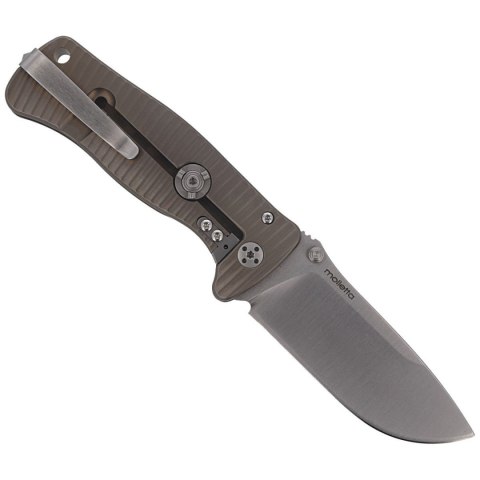 Nóż składany LionSteel SR2 Bronze Titanium, Satin Sleipner by Molletta (SR2 B) LionSteel