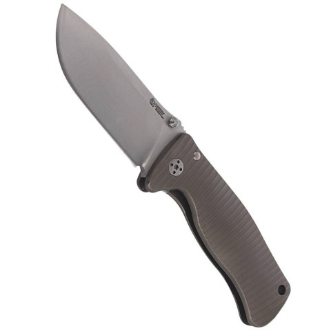 Nóż składany LionSteel SR2 Bronze Titanium, Satin Sleipner by Molletta (SR2 B) LionSteel