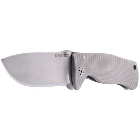 Nóż składany LionSteel SR2 Grey Titanium, Satin Sleipner by Molletta (SR2 G) LionSteel