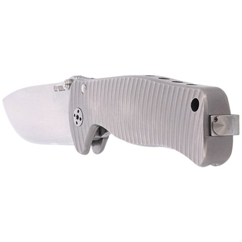 Nóż składany LionSteel SR2 Grey Titanium, Satin Sleipner by Molletta (SR2 G) LionSteel
