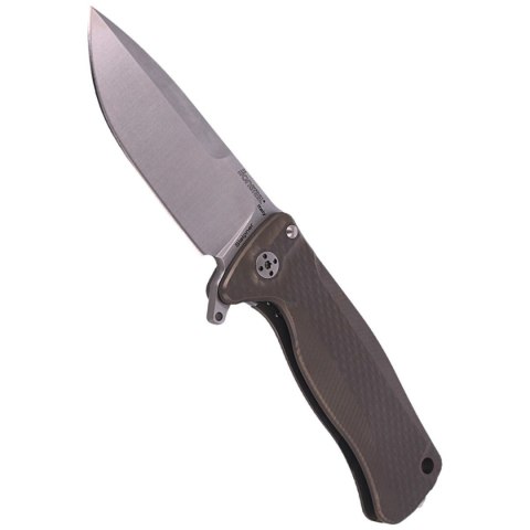 Nóż składany LionSteel SR22 Bronze Titanium, Satin Sleipner by Molletta (SR22 B) LionSteel