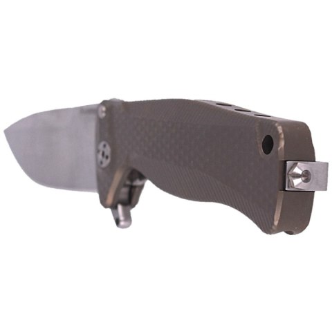 Nóż składany LionSteel SR22 Bronze Titanium, Satin Sleipner by Molletta (SR22 B) LionSteel