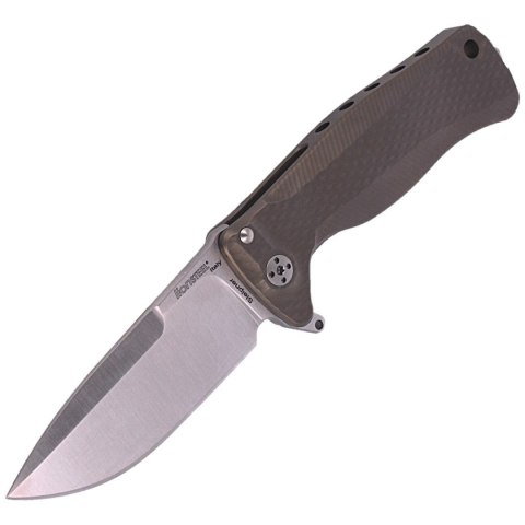 Nóż składany LionSteel SR22 Bronze Titanium, Satin Sleipner by Molletta (SR22 B) LionSteel