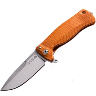 Nóż składany LionSteel SR22A Orange Aluminum, Satin Sleipner by Molletta (SR22A OS) LionSteel