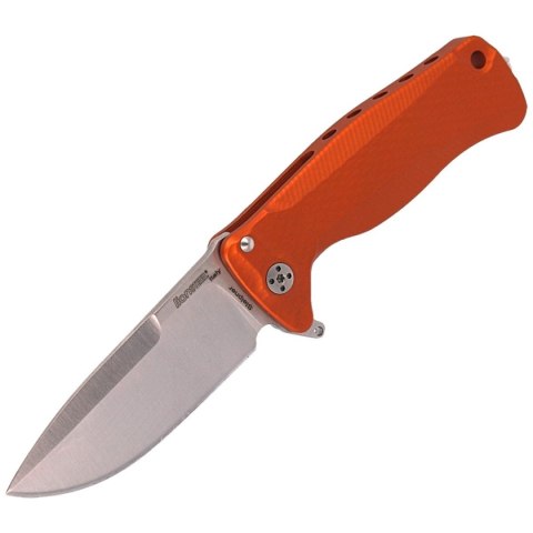 Nóż składany LionSteel SR22A Orange Aluminum, Satin Sleipner by Molletta (SR22A OS) LionSteel