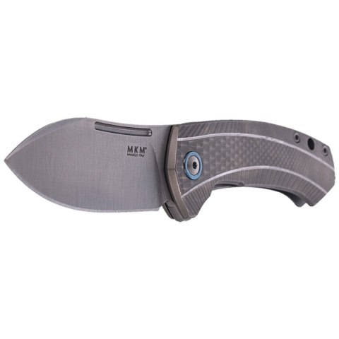 Nóż składany MKM Colvera Grey Titanium, Satin M390 by Jesper Voxnæs (MKLS02-T) MKM - Maniago Knife Makers