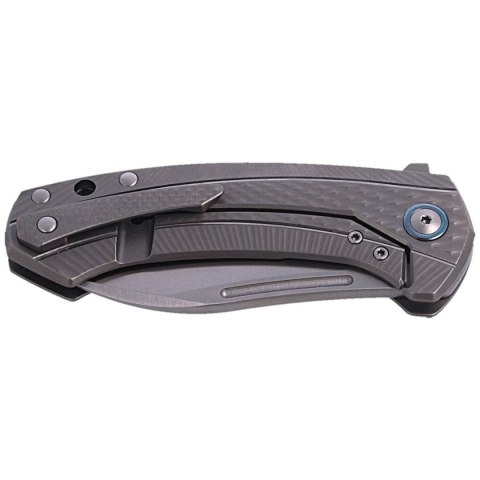 Nóż składany MKM Colvera Grey Titanium, Satin M390 by Jesper Voxnæs (MKLS02-T) MKM - Maniago Knife Makers