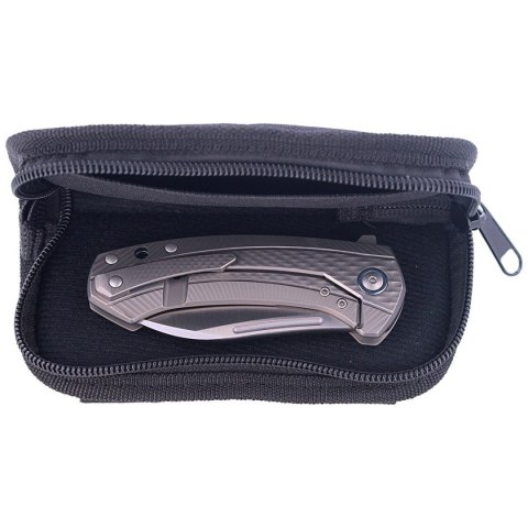 Nóż składany MKM Colvera Grey Titanium, Satin M390 by Jesper Voxnæs (MKLS02-T) MKM - Maniago Knife Makers