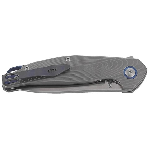 Nóż składany MKM Goccia Bead Blasted Titanium, Satin M390 by Jens Ansø (MKGC-T) MKM - Maniago Knife Makers