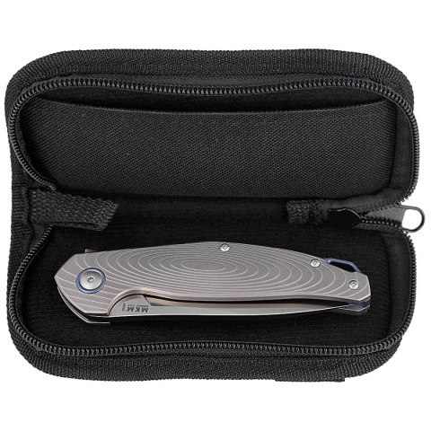 Nóż składany MKM Goccia Bead Blasted Titanium, Satin M390 by Jens Ansø (MKGC-T) MKM - Maniago Knife Makers