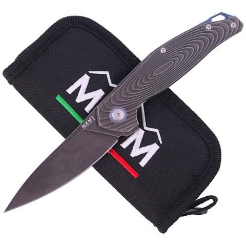 Nóż składany MKM Goccia Dark Stonewashed Titanium, Dark Stonewashed M390 by Jens Ansø (MKGC-TDSW) MKM - Maniago Knife Makers