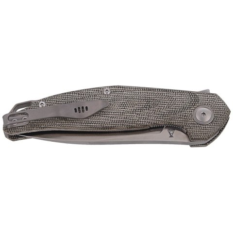 Nóż składany MKM Goccia Green Canvas Micarta, Satin M390 by Jens Ansø (MKGC-GC) MKM - Maniago Knife Makers