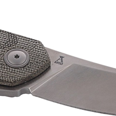 Nóż składany MKM Goccia Green Canvas Micarta, Satin M390 by Jens Ansø (MKGC-GC) MKM - Maniago Knife Makers