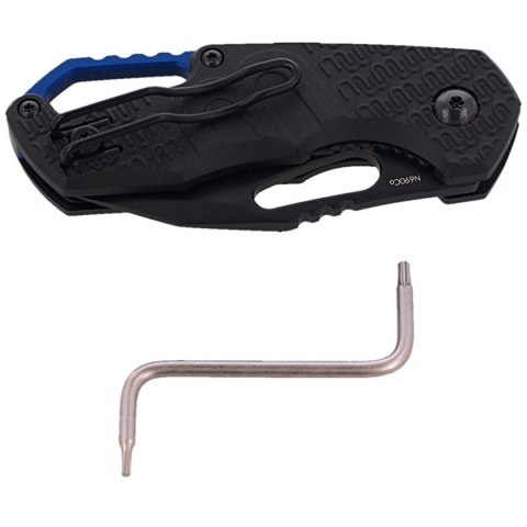 Nóż składany MKM Isonzo Clip Point Black FRN, Black Idroglider N690 by Jesper Voxnæs (MK FX03-3PBK) MKM - Maniago Knife Makers