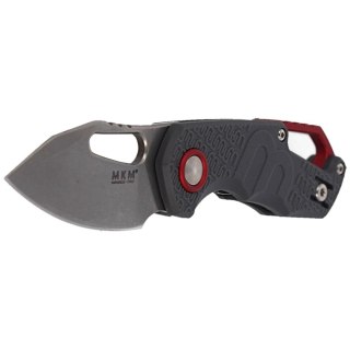 Nóż składany MKM Isonzo Clip Point Grey FRN, Stonewashed N690 by Jesper Voxnæs (MK FX03-3PGY) MKM - Maniago Knife Makers