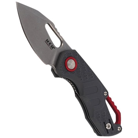 Nóż składany MKM Isonzo Clip Point Grey FRN, Stonewashed N690 by Jesper Voxnæs (MK FX03-3PGY) MKM - Maniago Knife Makers