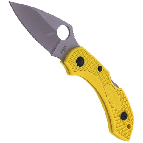 Nóż składany Spyderco DragonFly 2 Salt FRN Yellow, Plain H-1 (C28PYL2) Spyderco Inc.