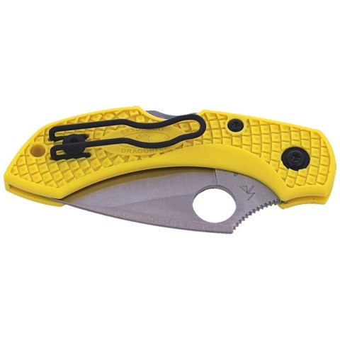 Nóż składany Spyderco DragonFly 2 Salt FRN Yellow, Plain H-1 (C28PYL2) Spyderco Inc.