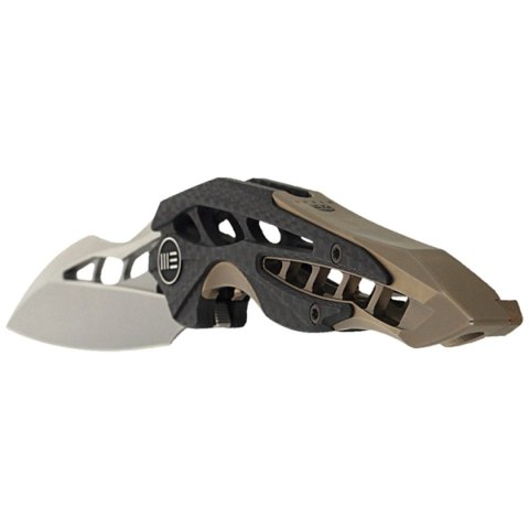 Nóż składany WE Knife Arrakis Champagne Ti / CF, Satin M390 by Elijah Isham (906CF-A MYSTERY BOX) WE Knife