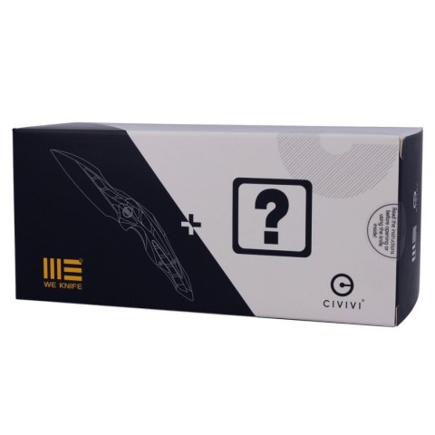 Nóż składany WE Knife Arrakis Champagne Ti / CF, Satin M390 by Elijah Isham (906CF-A MYSTERY BOX) WE Knife