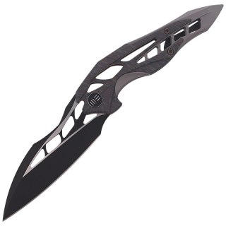 Nóż składany WE Knife Arrakis Flamed / Gray Titanium, Black Stonewashed by Elijah Isham (906G MYSTERY BOX) WE Knife